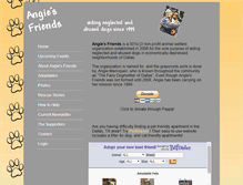 Tablet Screenshot of angiesfriends.org